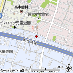愛知県小牧市二重堀577-12周辺の地図