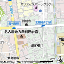 愛知県一宮市北園通3丁目24周辺の地図