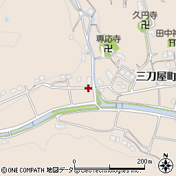島根県雲南市三刀屋町古城周辺の地図