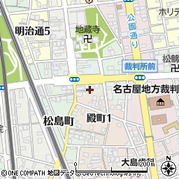 愛知県一宮市一宮（東片端）周辺の地図