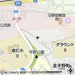 京都府福知山市北平野町周辺の地図