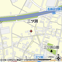 愛知県小牧市三ツ渕240周辺の地図