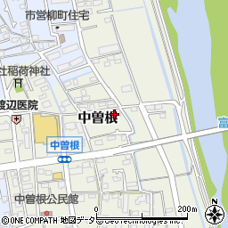 神奈川県小田原市中曽根190周辺の地図