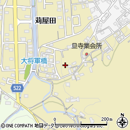 京都府綾部市上延町旦寺周辺の地図