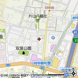 愛知県小牧市村中203周辺の地図