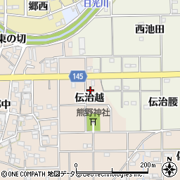 愛知県一宮市大和町苅安賀伝治越17周辺の地図