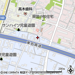 愛知県小牧市二重堀578-1周辺の地図