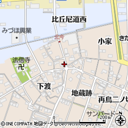 愛知県一宮市北今地蔵跡1733周辺の地図