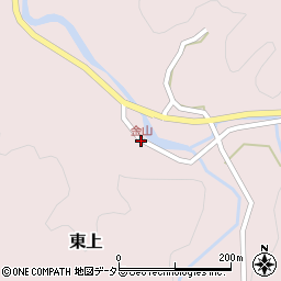 金山周辺の地図