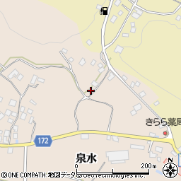 千葉県夷隅郡大多喜町泉水603周辺の地図