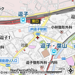 逗子駅前鈴木眼科医院周辺の地図