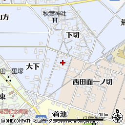 愛知県一宮市西五城大下8周辺の地図