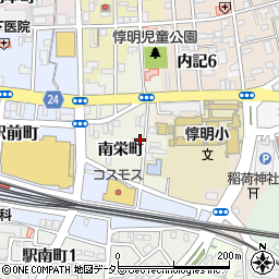 京都府福知山市南栄町24-25周辺の地図