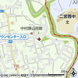 神奈川県小田原市中村原419-2周辺の地図