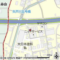愛知県小牧市三ツ渕731-1周辺の地図