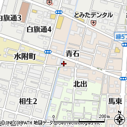 愛知県一宮市浅野青石39-1周辺の地図