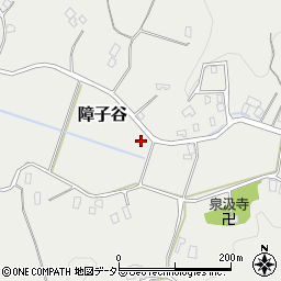 千葉県富津市障子谷周辺の地図