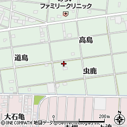 愛知県一宮市南小渕虫鹿5周辺の地図