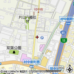愛知県小牧市村中226-6周辺の地図