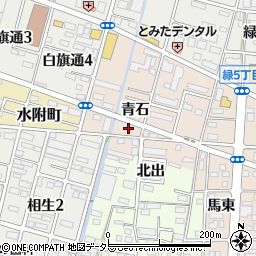 愛知県一宮市浅野青石39-5周辺の地図