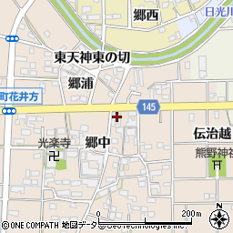 愛知県一宮市萩原町花井方郷中967周辺の地図