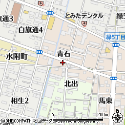 愛知県一宮市浅野青石39-2周辺の地図