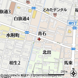愛知県一宮市浅野青石39周辺の地図