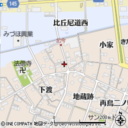愛知県一宮市北今地蔵跡1733-4周辺の地図