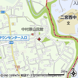 神奈川県小田原市中村原419-5周辺の地図