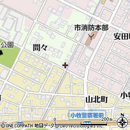 愛知県小牧市間々430周辺の地図
