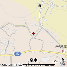 千葉県夷隅郡大多喜町泉水602周辺の地図