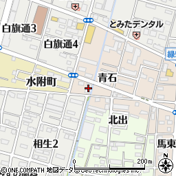 愛知県一宮市浅野青石65周辺の地図