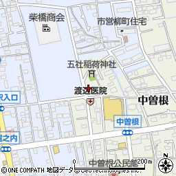 神奈川県小田原市中曽根92周辺の地図