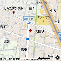 愛知県一宮市浅野大曲り42周辺の地図