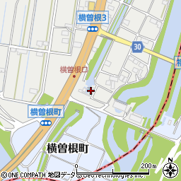 大垣市役所　鵜森三郷排水機場周辺の地図