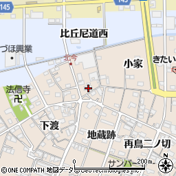 愛知県一宮市北今地蔵跡1742周辺の地図