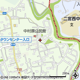 神奈川県小田原市中村原419-4周辺の地図