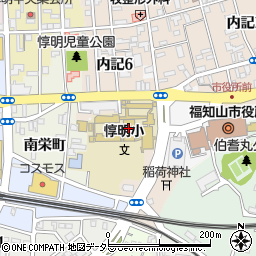 福知山市立惇明小学校周辺の地図