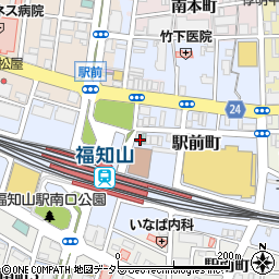 福知山警察署福知山駅前交番周辺の地図