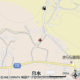 千葉県夷隅郡大多喜町泉水598周辺の地図