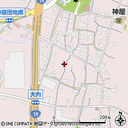 愛知県春日井市神屋町1702周辺の地図