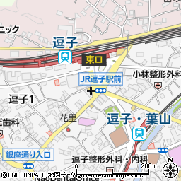 マクドナルド逗子駅前店周辺の地図