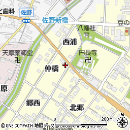 愛知県一宮市千秋町町屋西浦2360周辺の地図