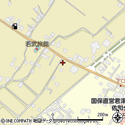 千葉県富津市篠部2146周辺の地図