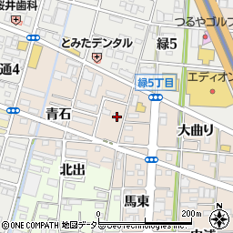 愛知県一宮市浅野青石13-1周辺の地図