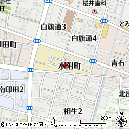 愛知県一宮市水附町の地図 住所一覧検索 地図マピオン