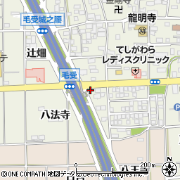 愛知県一宮市大和町毛受八法寺周辺の地図