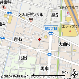 愛知県一宮市浅野青石13-2周辺の地図