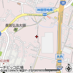 愛知県春日井市神屋町1634周辺の地図