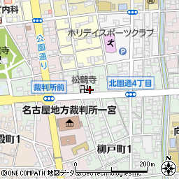 愛知県一宮市北園通3丁目14周辺の地図